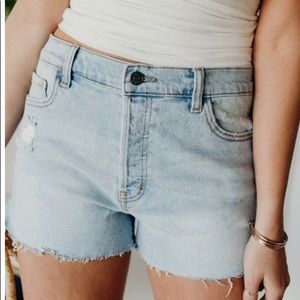 CJLA Clementine Light Wash Denim Shorts Size 1X
